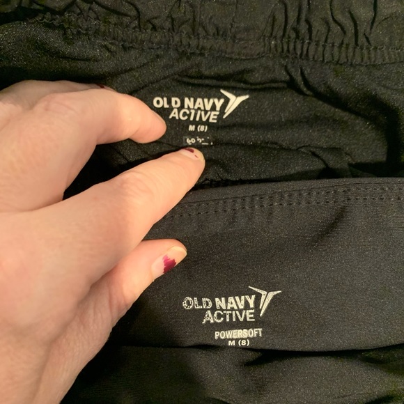 Girls M (8) ON athletic shorts; loose fit and long biker shorts with pockets - Picture 2 of 2